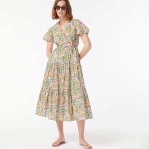 J.CREW Faux-wrap Midi in Liberty® Mini Floral Walk
Dress, size 0